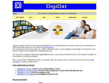 Tablet Screenshot of digidat.be